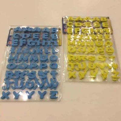 Letras en Foami 2
