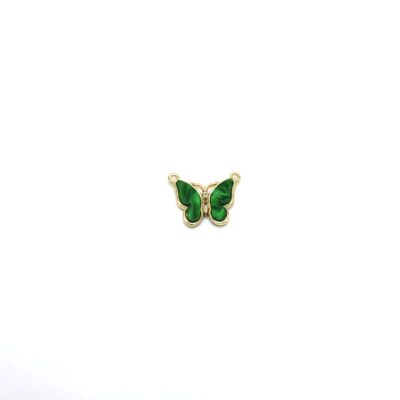 Dije mariposa verde doble argolla 2.00 scaled